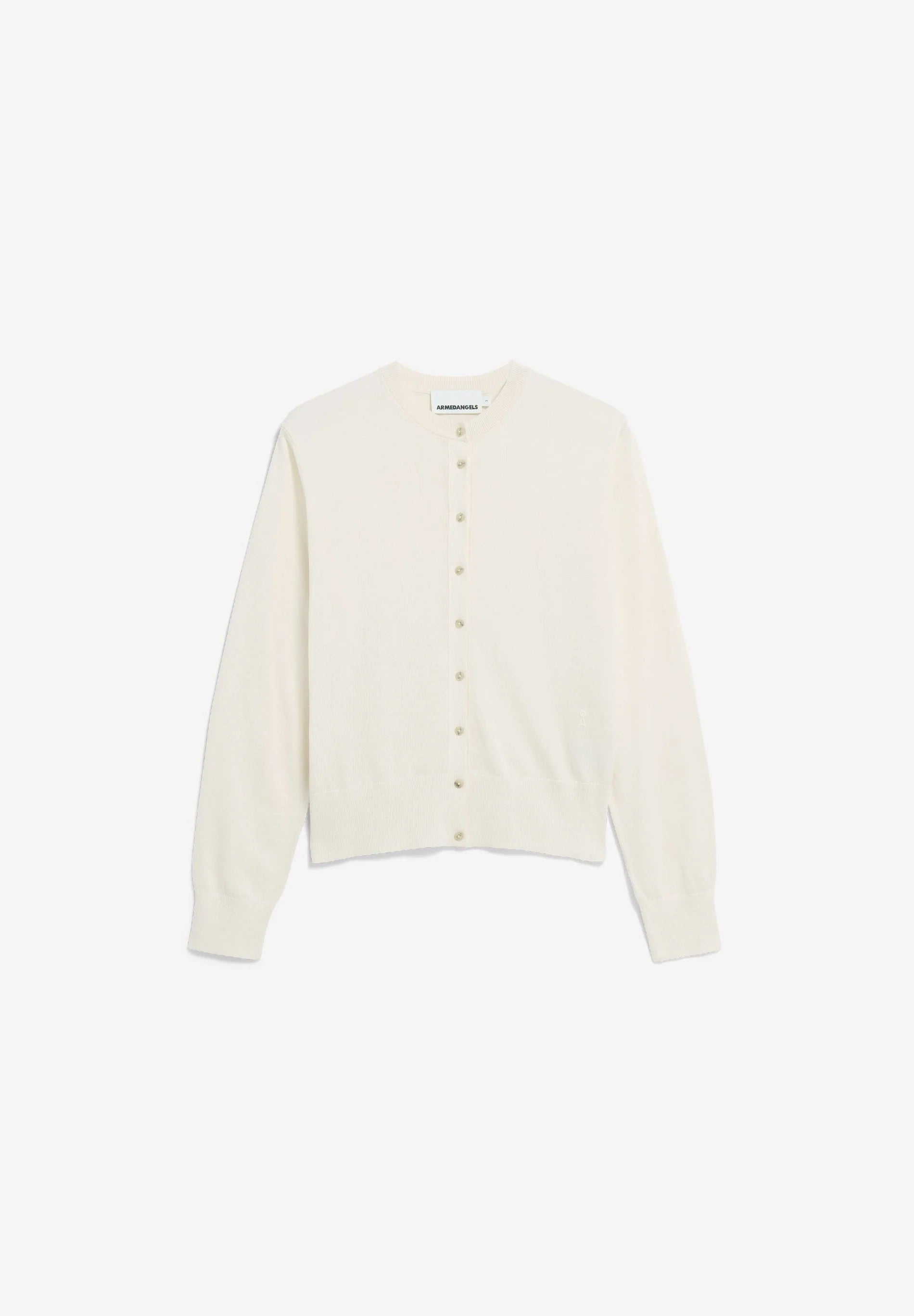 fine knit cardigan oatmilk