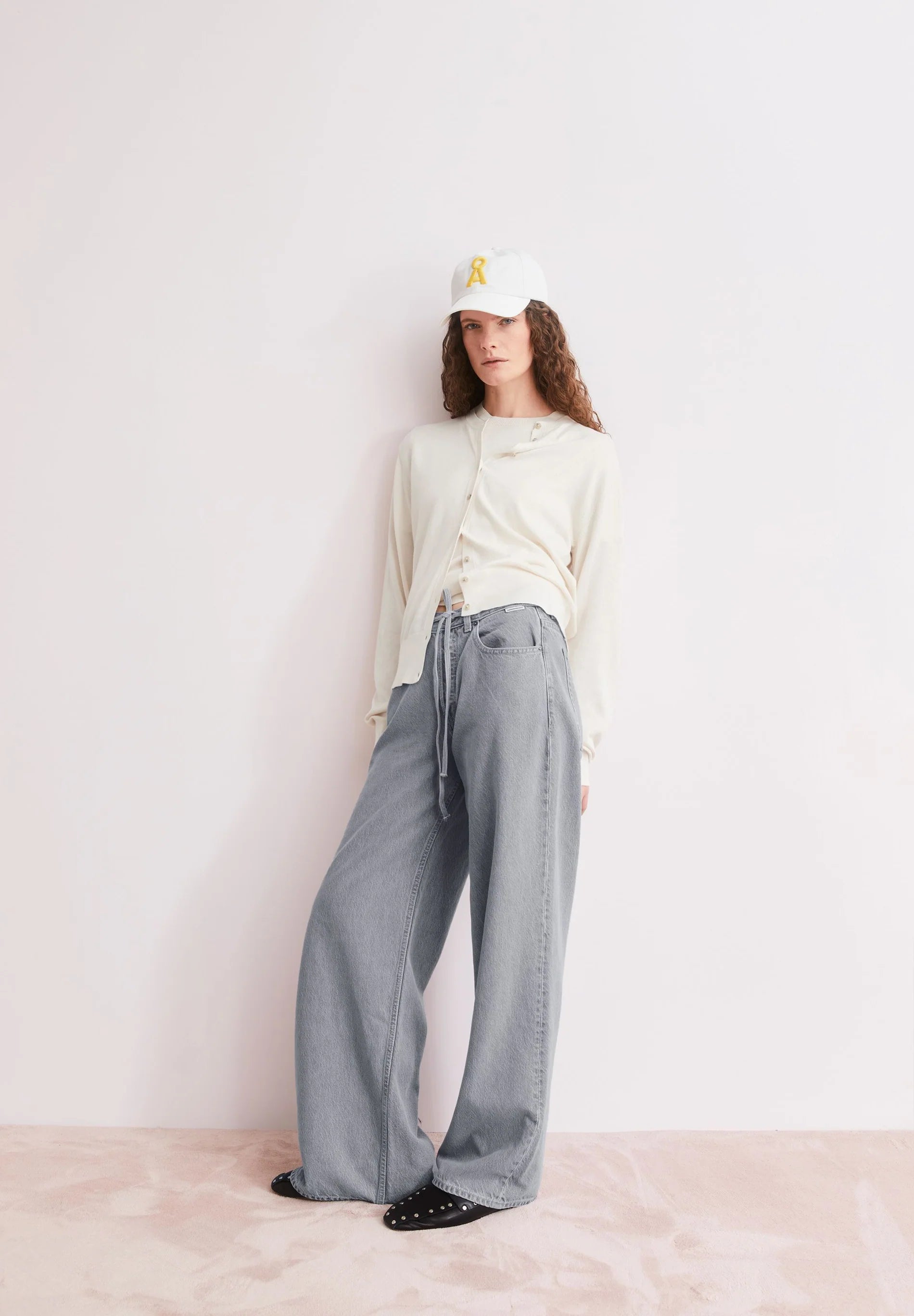 fine knit cardigan oatmilk