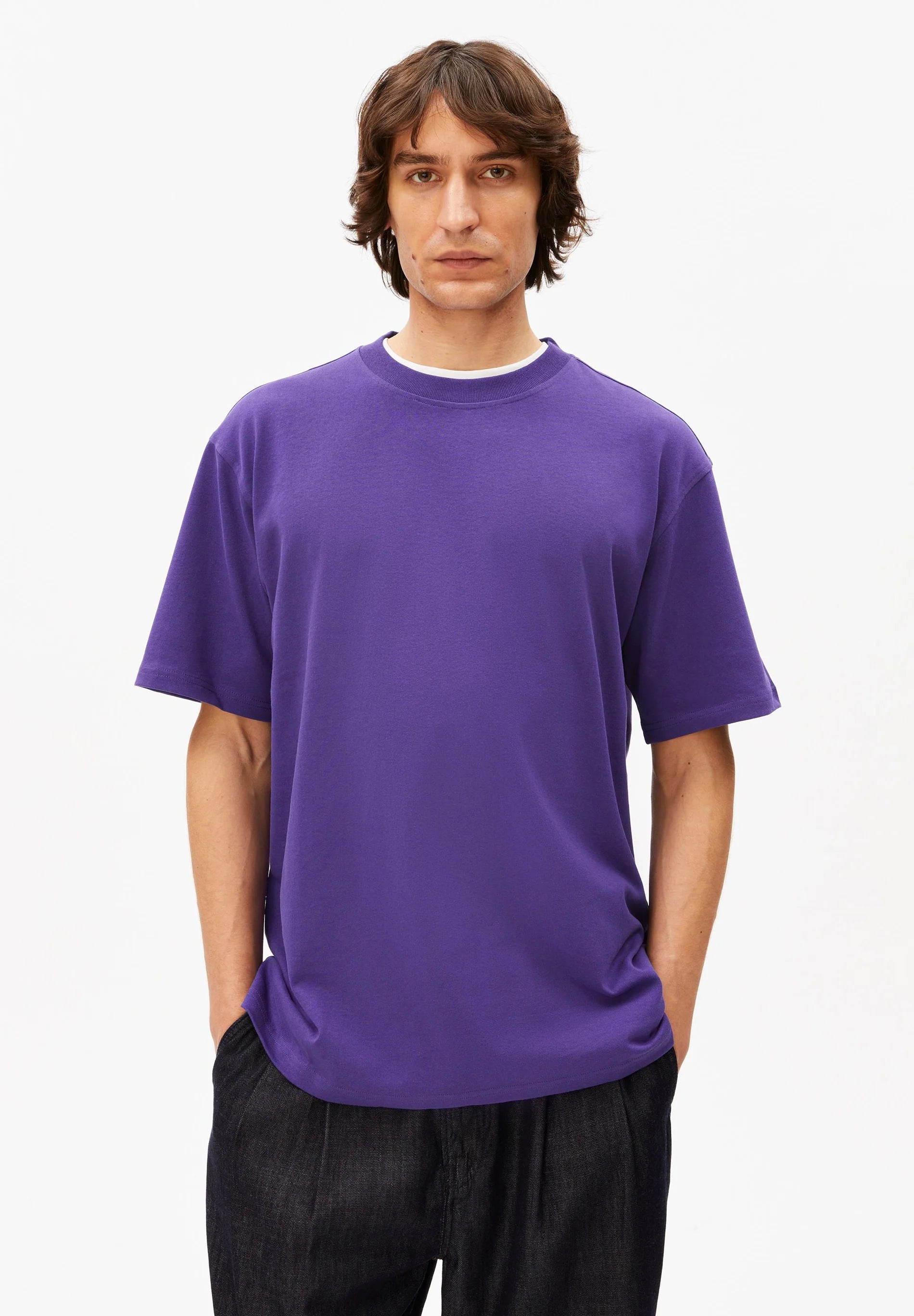 maarkos heavy weight t-shirt pungent purple