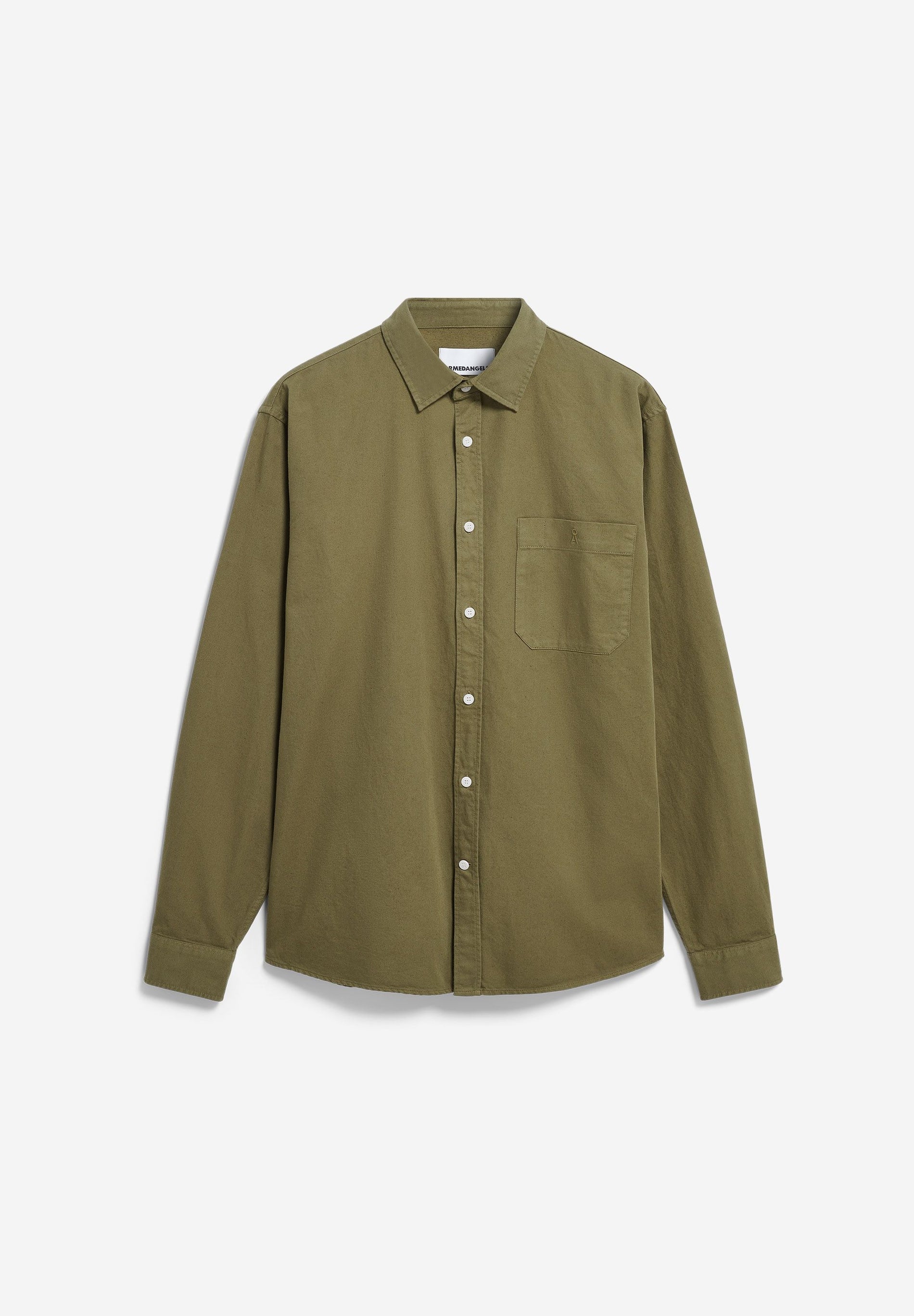gmt dye lino longsleeve shirt fatigue green