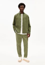gmt dye lino longsleeve shirt fatigue green