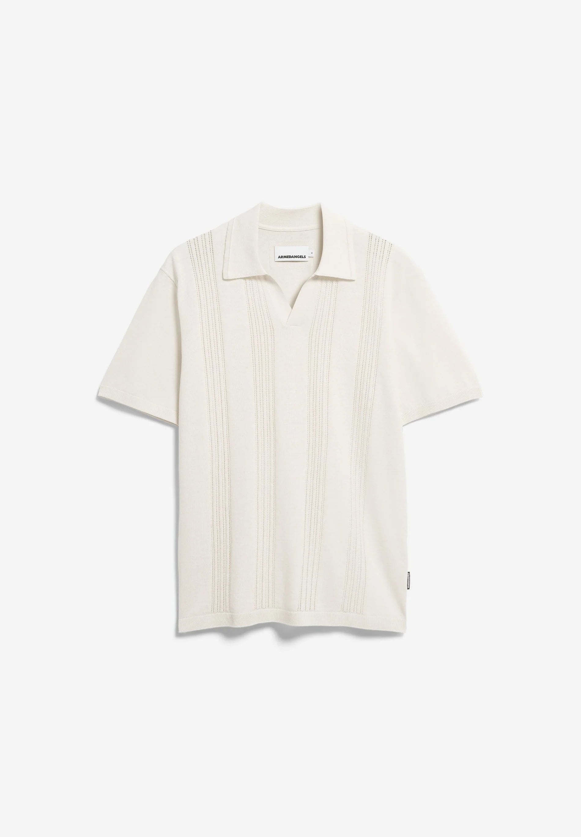 cotton knit poloshirt pure