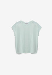 slub jersey stripe t-shirt oatmilk-foam