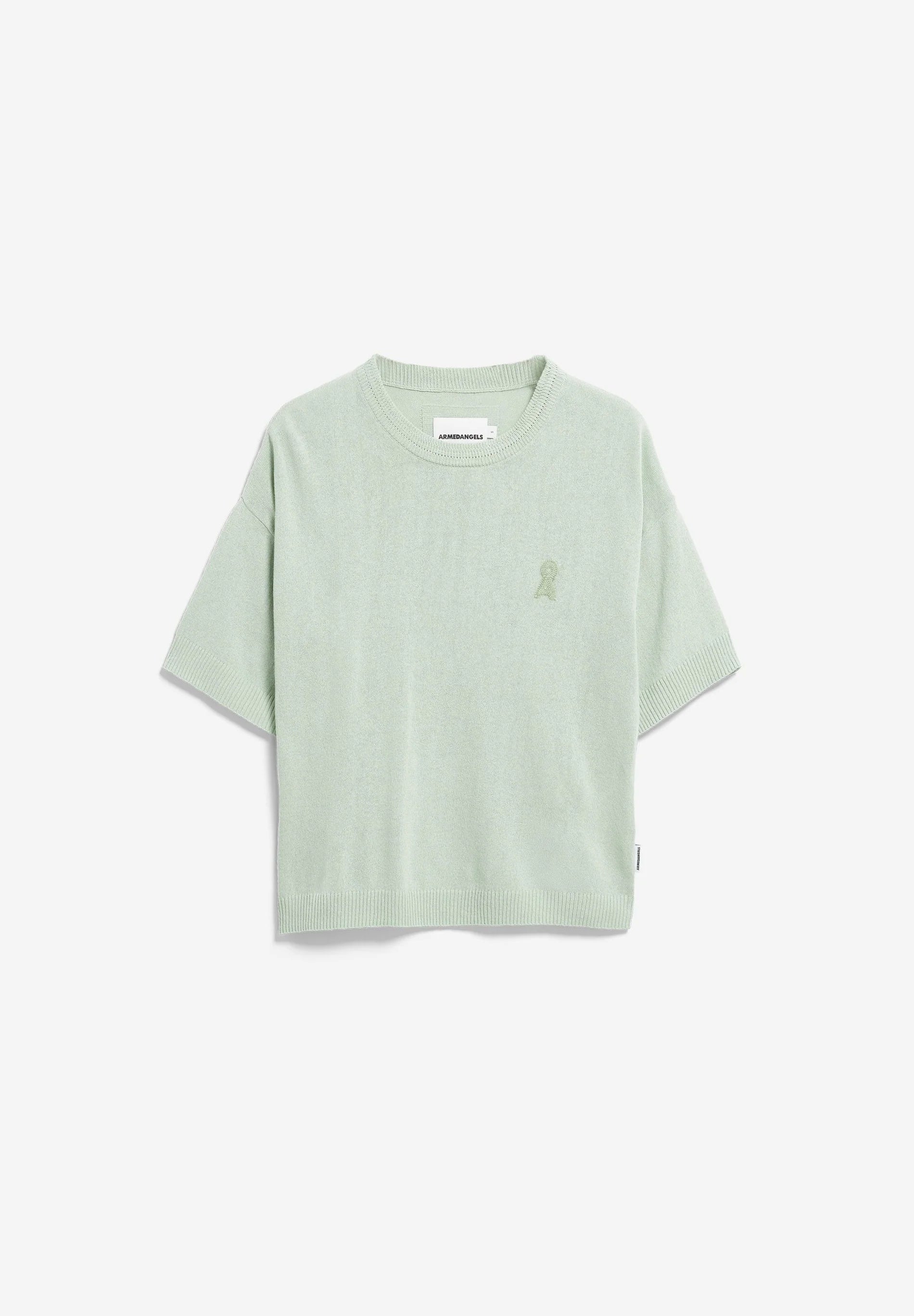 s sl linen blend knit sweater foam