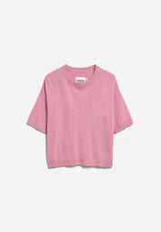 s sl linen blend knit sweater washed berry