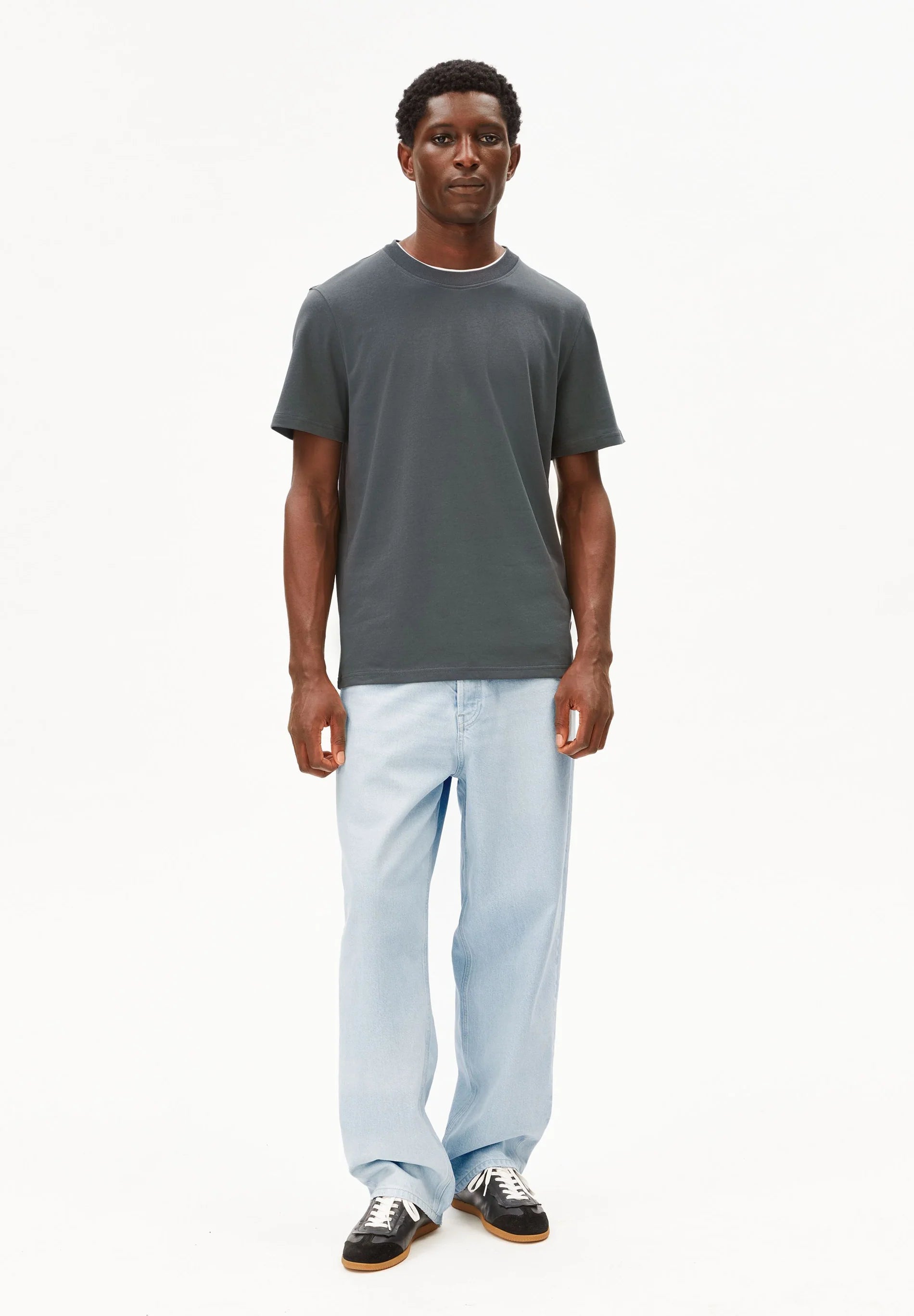 maarkos mid weight t-shirt space steel