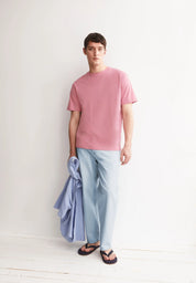 t-shirt maarkos mid weight washed berry