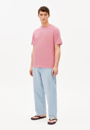 t-shirt maarkos mid weight washed berry