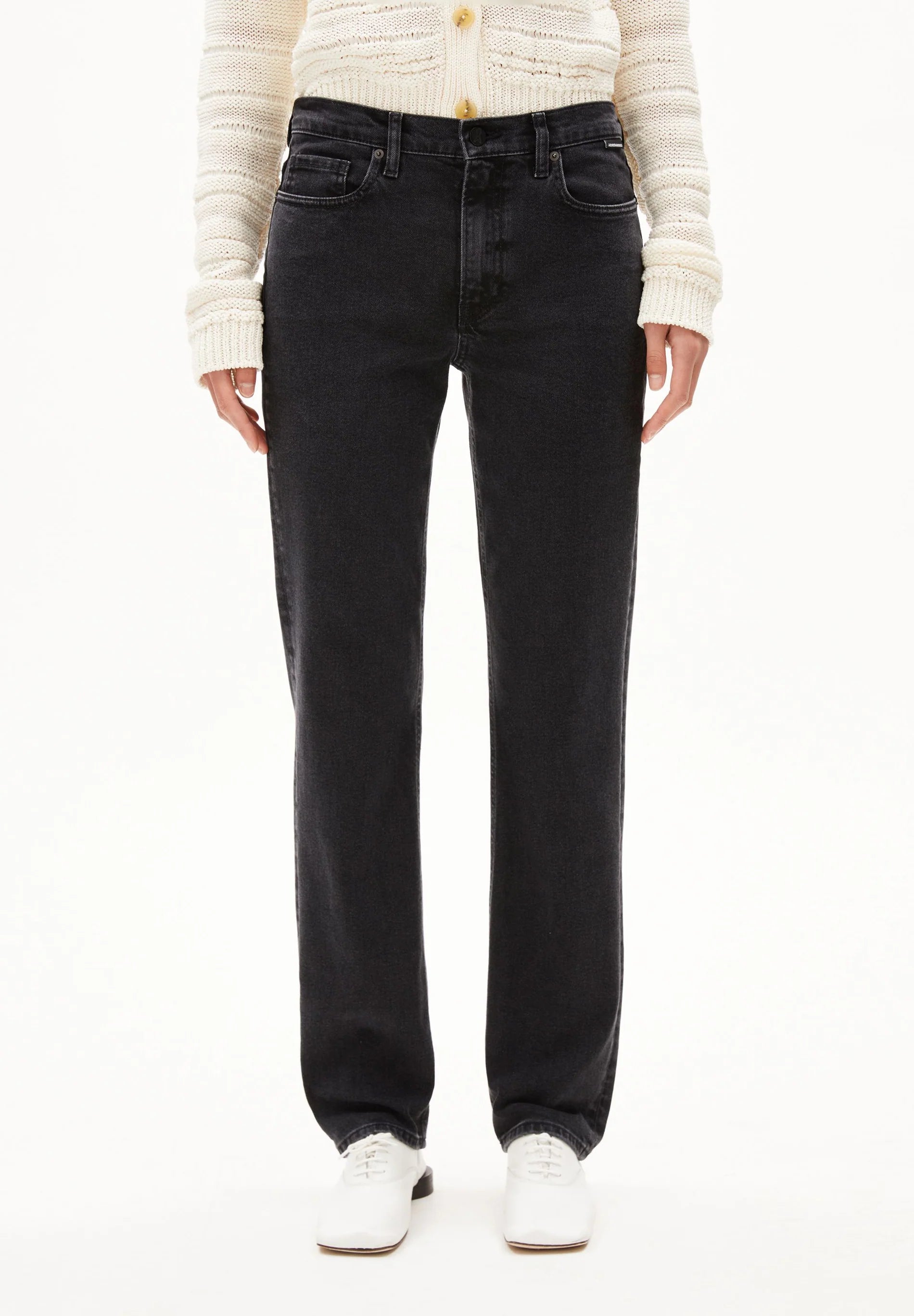 jeans carenaa mid straight ebony