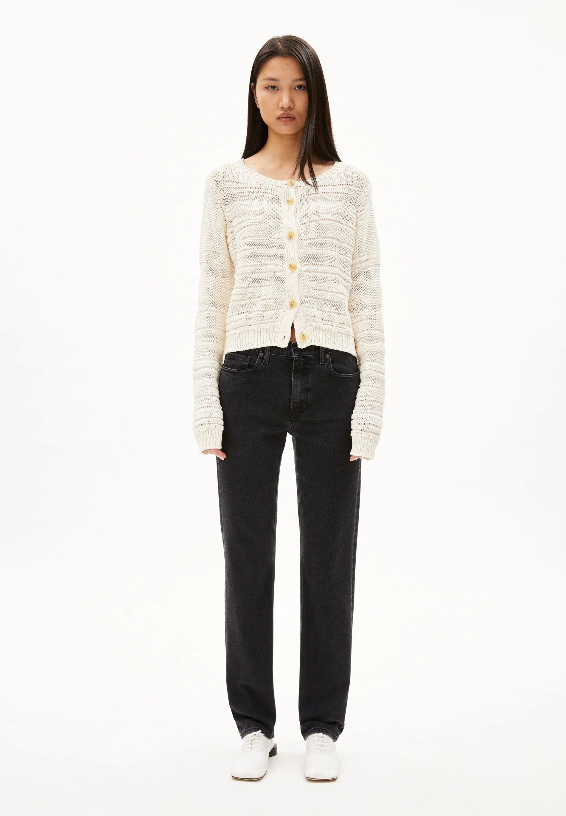 jeans carenaa mid straight ebony