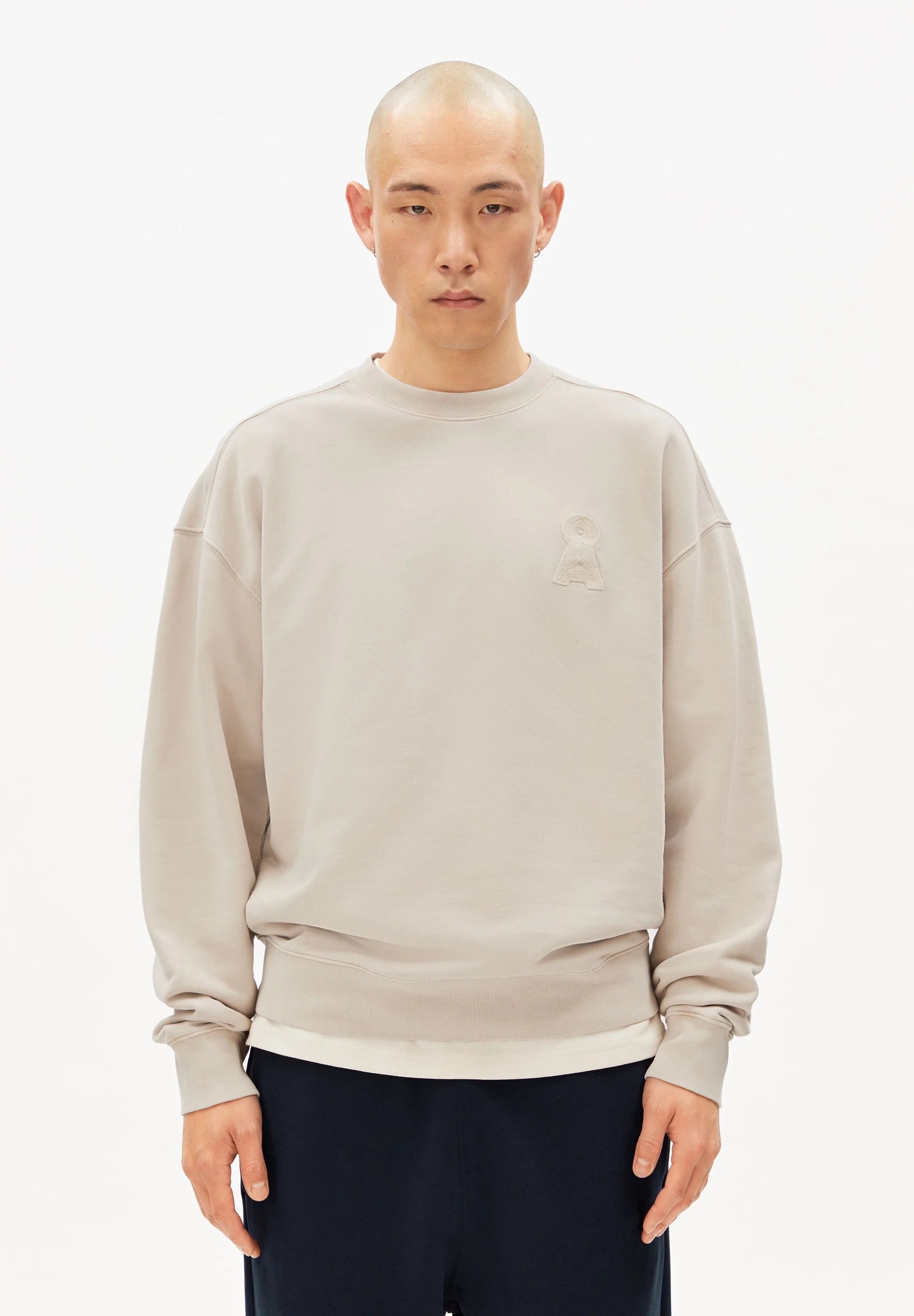 iconic Å gmt dye sweatshirt sand stone washed