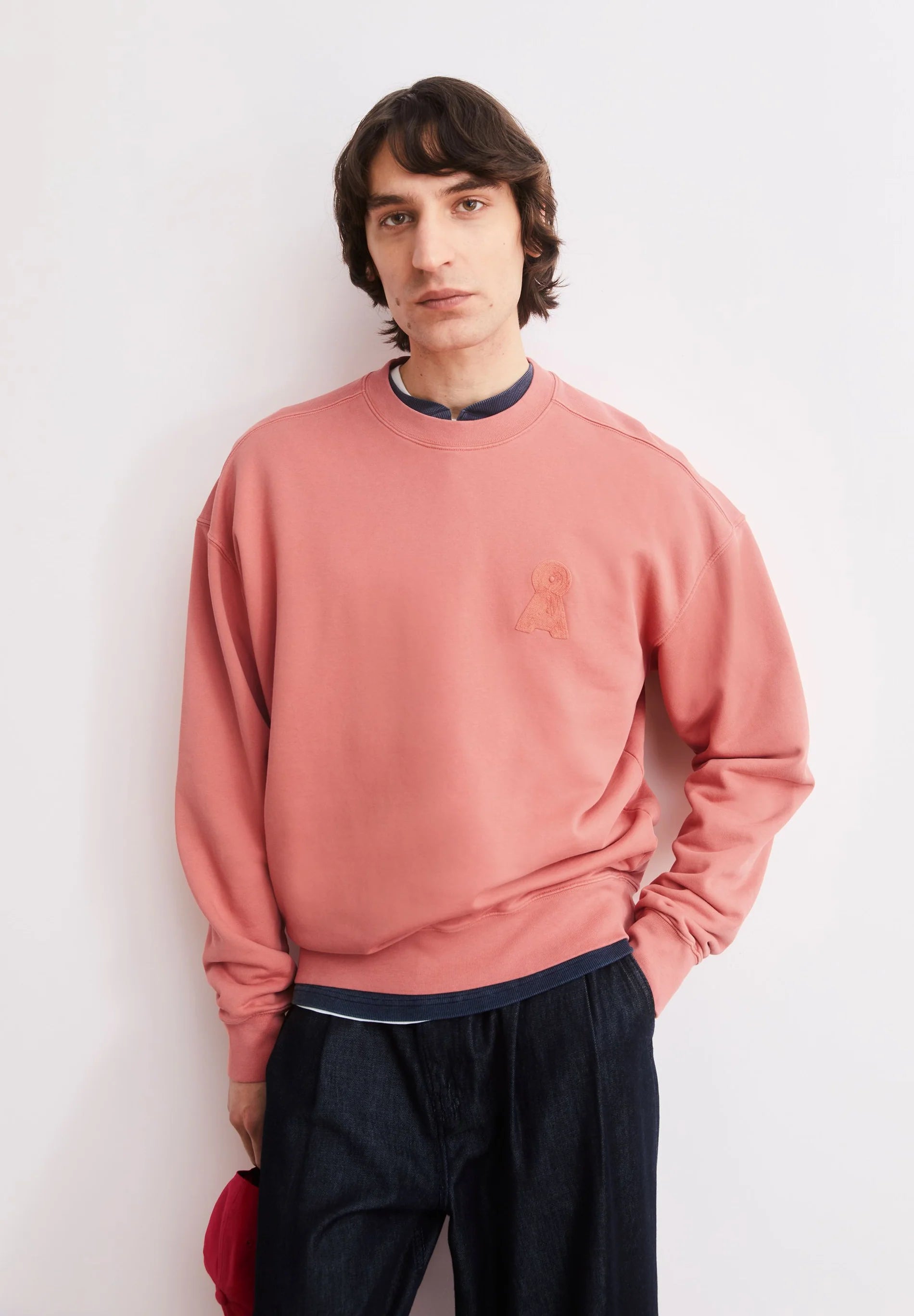 iconic Å gmt dye sweatshirt tabasco red washed