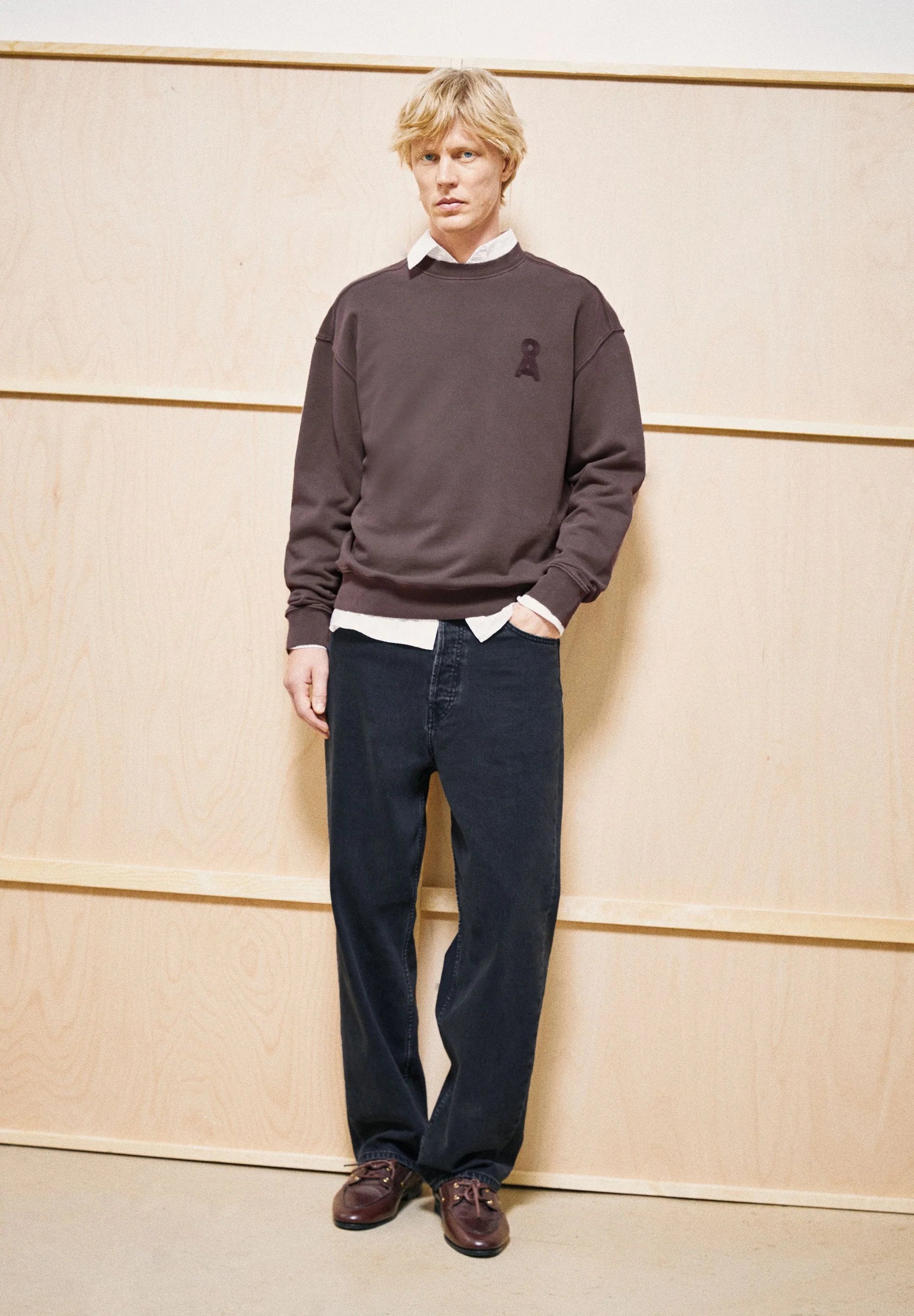 iconic Å gmt dye sweatshirt claystone washed