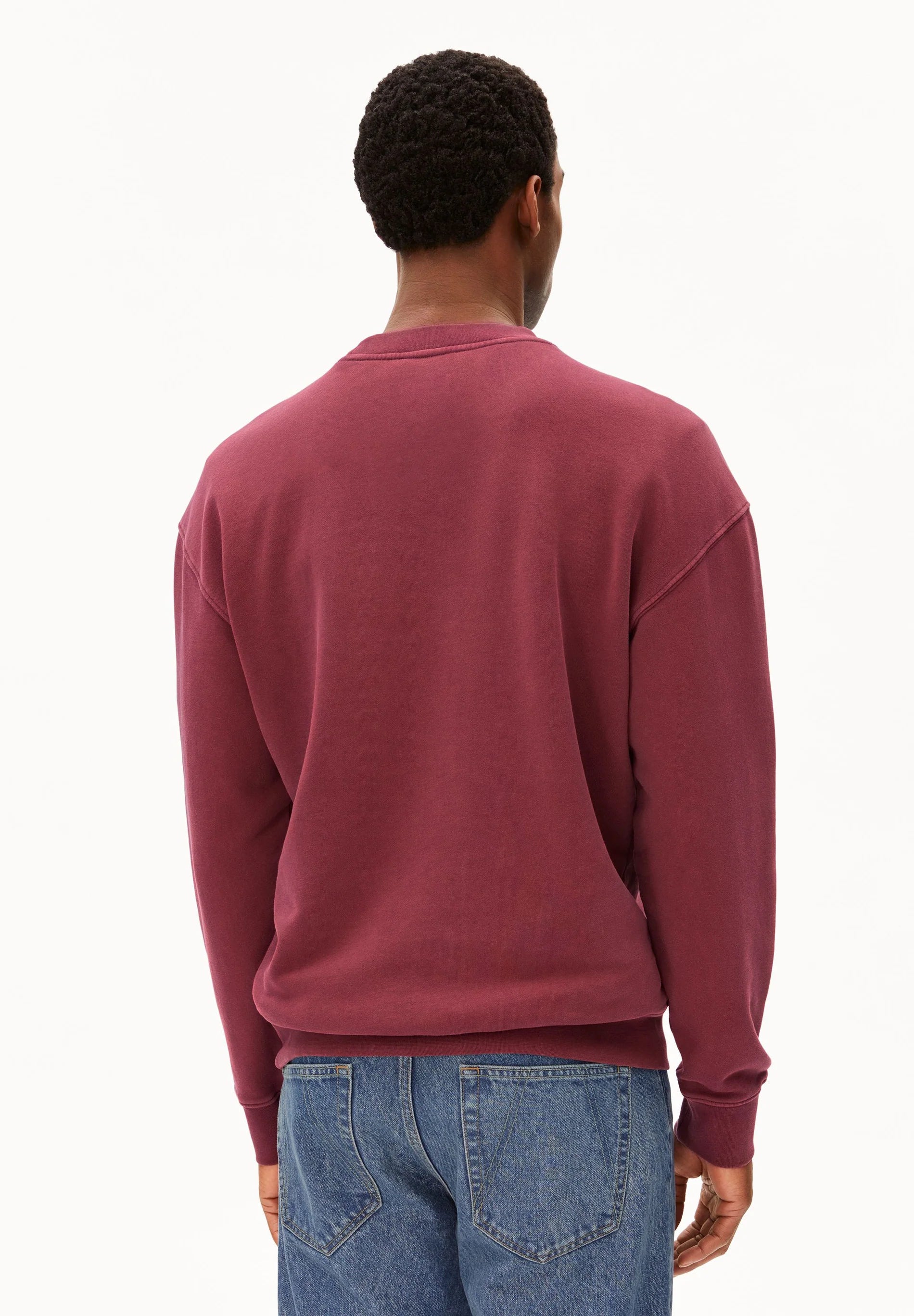 iconic Å gmt dye sweatshirt velvet red washed