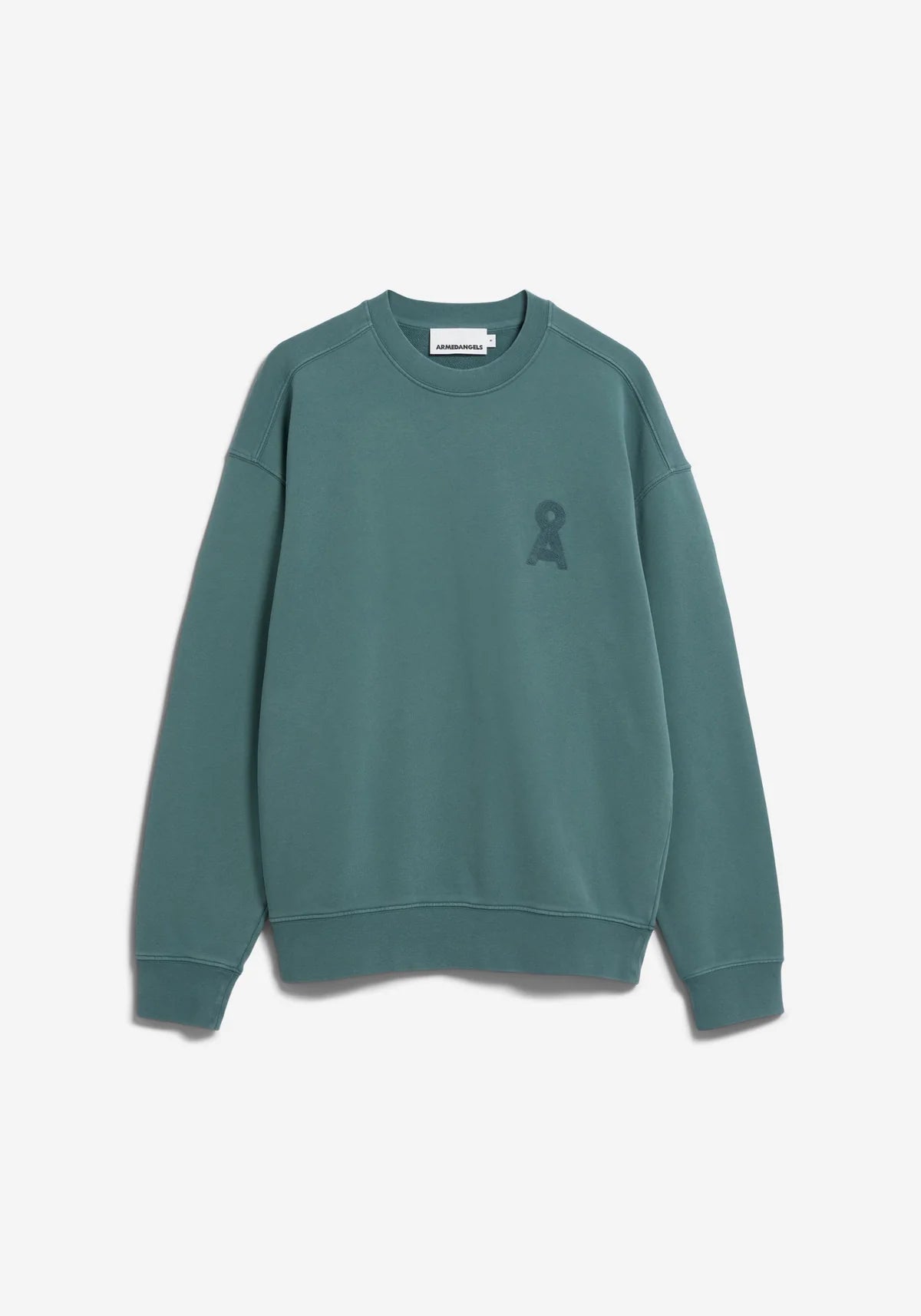 iconic Å gmt dye sweatshirt petrol velvet washed