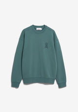 iconic Å gmt dye sweatshirt petrol velvet washed