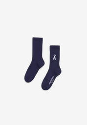 saamus bold socks w tinted navy