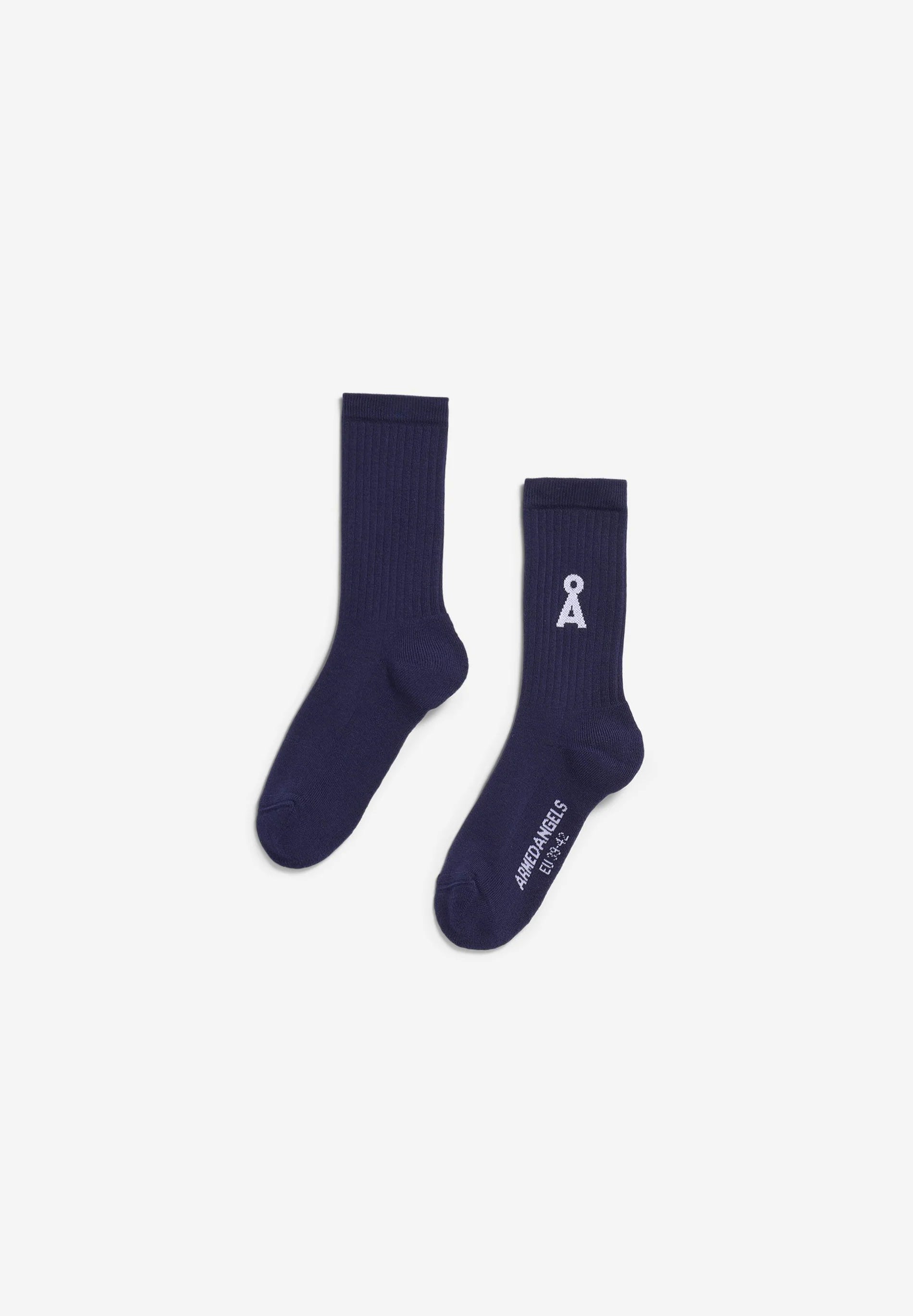 saamus bold socks w tinted navy