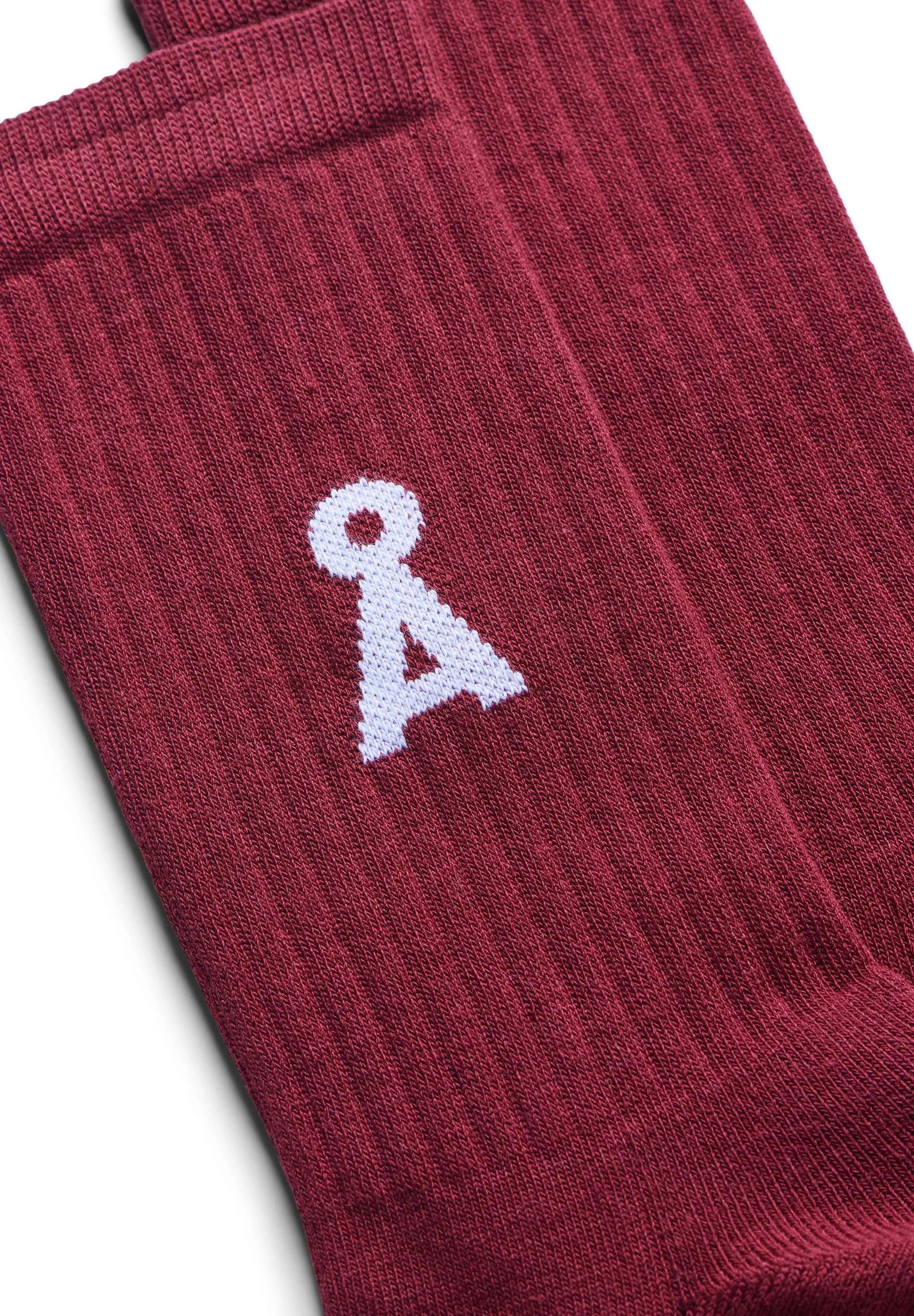saamus bold socks velvet red