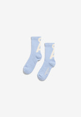 saamus short socks soft blue-oatmilk