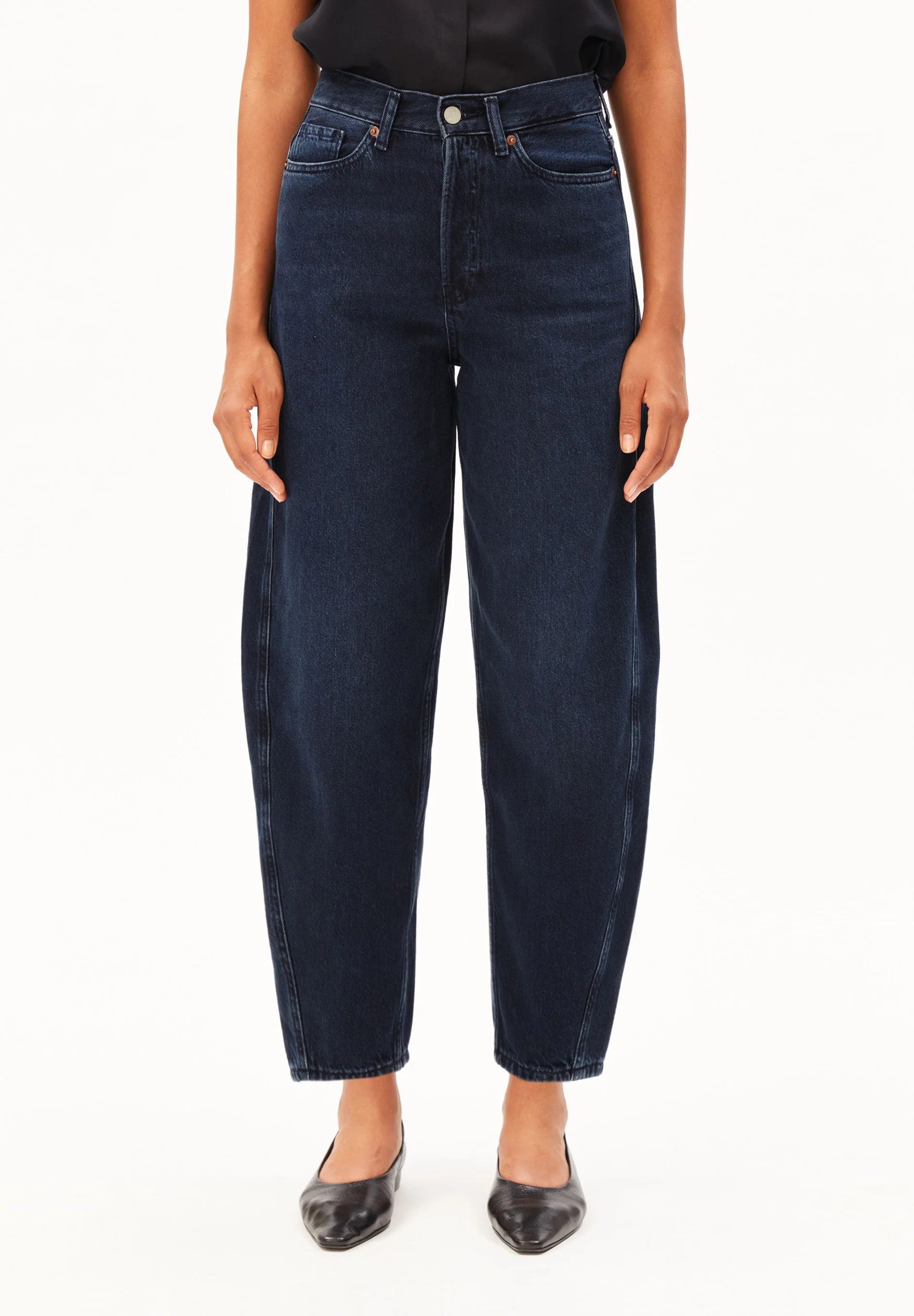 jeans baarly high waist barrel fluid ink