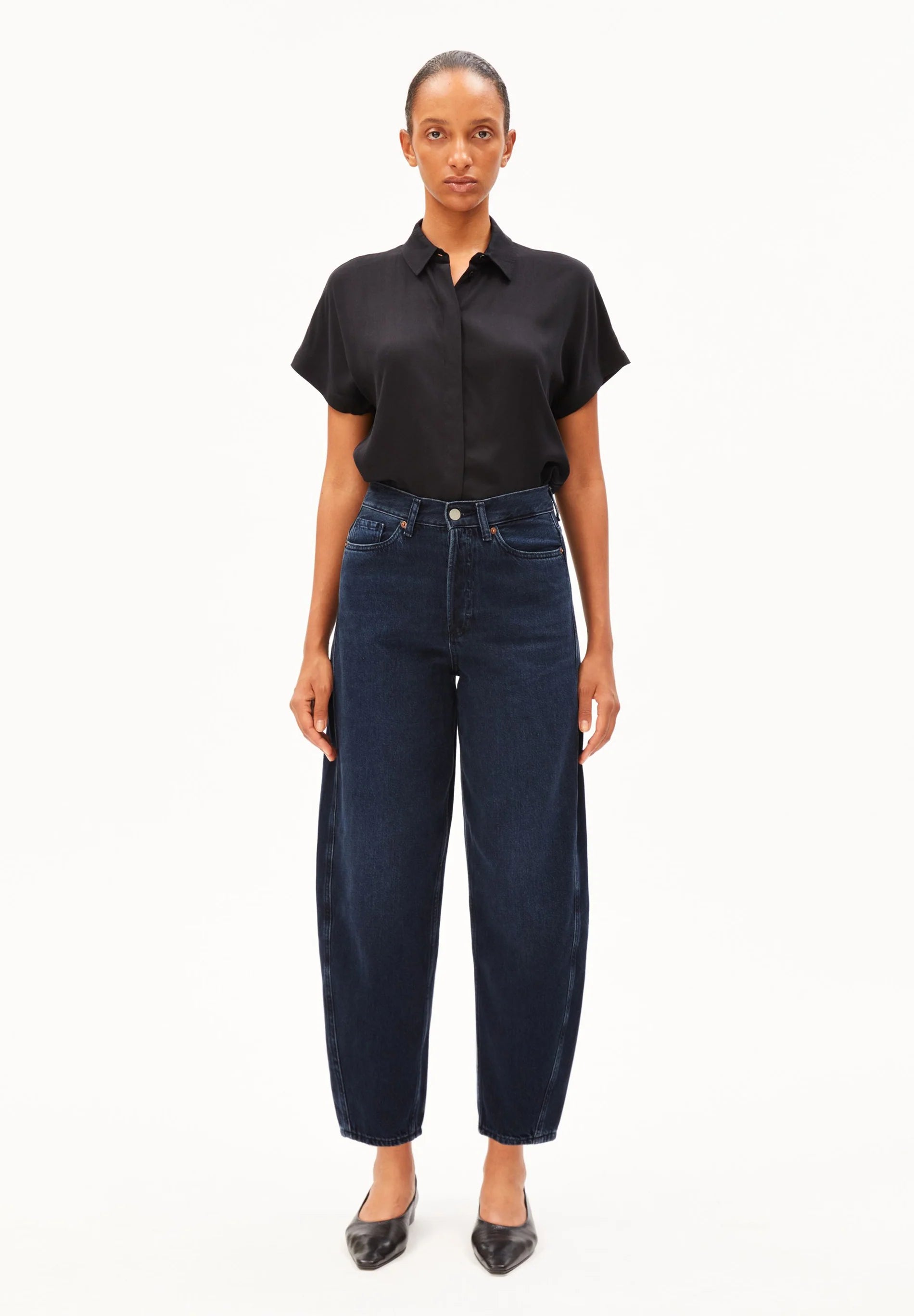 jeans baarly high waist barrel fluid ink