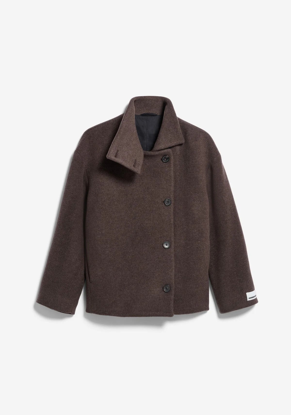 majeelaa wool jacket claystone melange