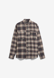 patchwork longsleeve shirt pure