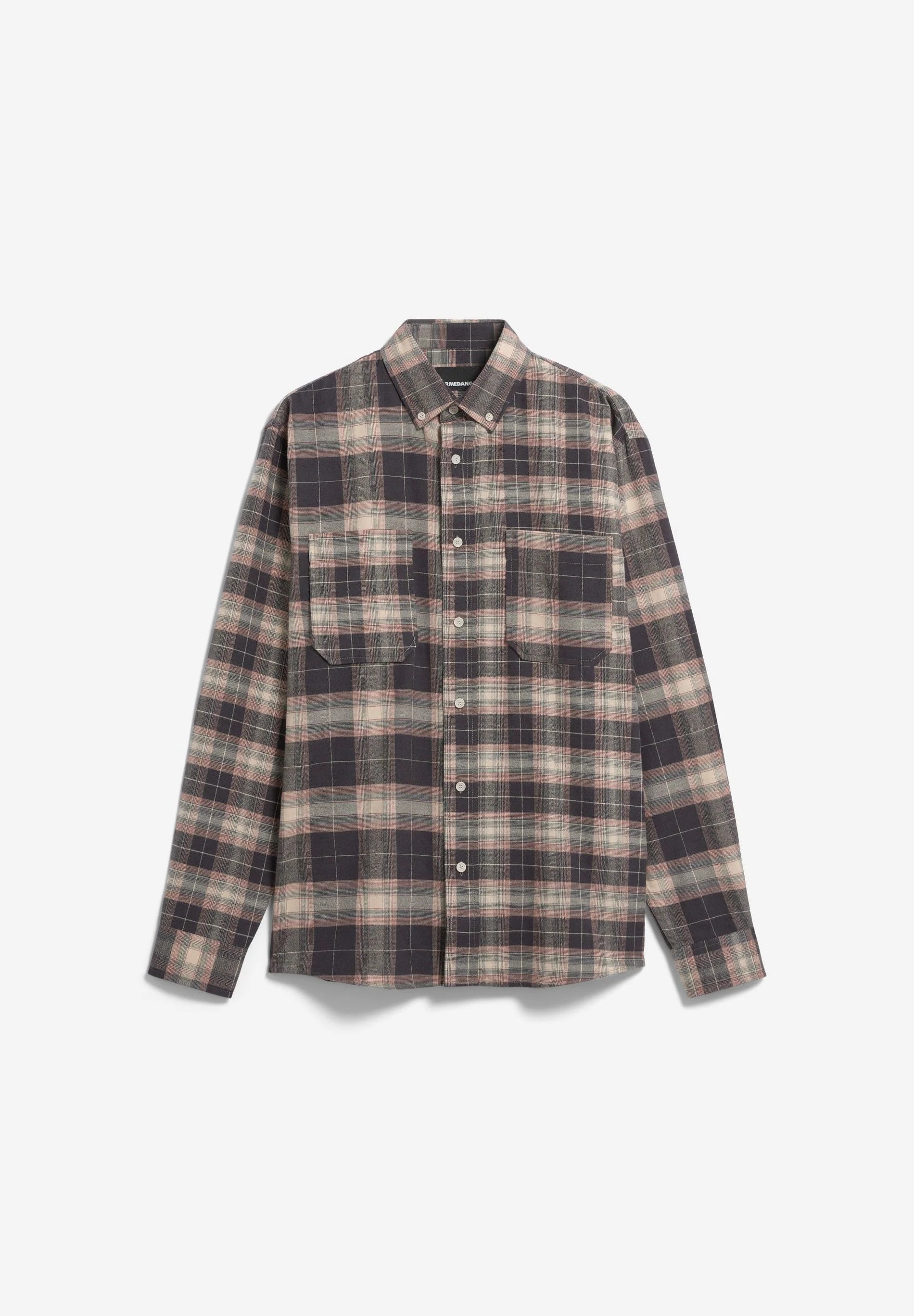 patchwork longsleeve shirt pure
