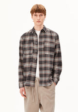 patchwork longsleeve shirt pure
