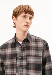 patchwork longsleeve shirt pure