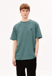 iconic Å maarkos gd t-shirt petrol velvet washed