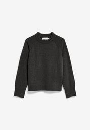 wool knit sweater steel melange