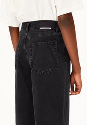 jeans enijaa high waist wide ebony black