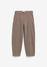 herringbone barrel leg pant claystone-soft nougat