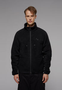 fleece jacket peat black