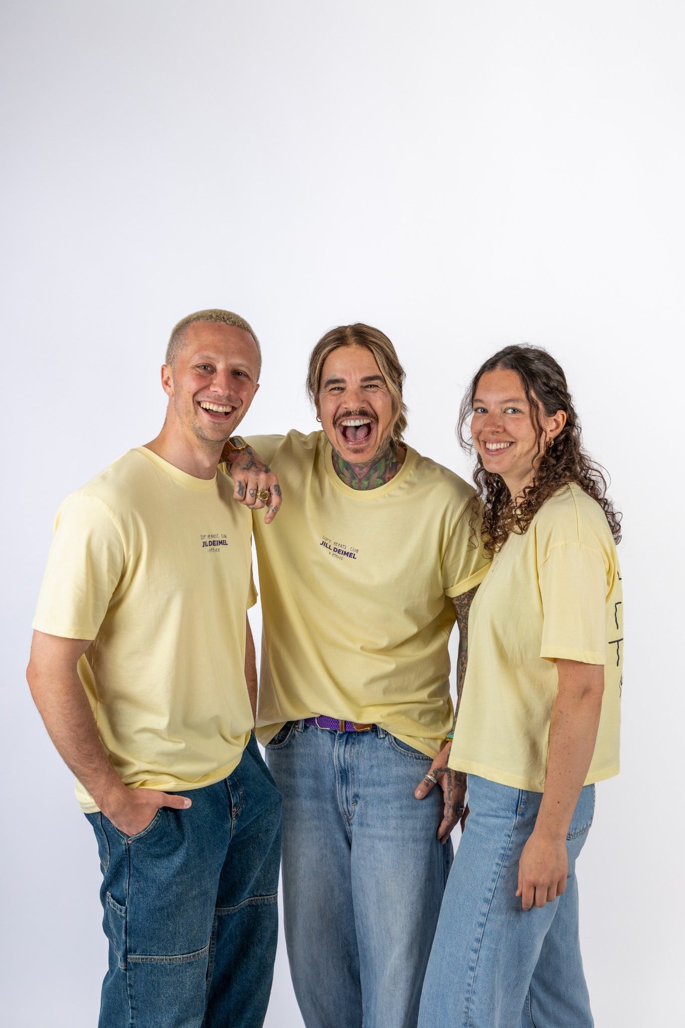 JILL DEIMEL | boxy crop tee butter yellow | pre-sale
