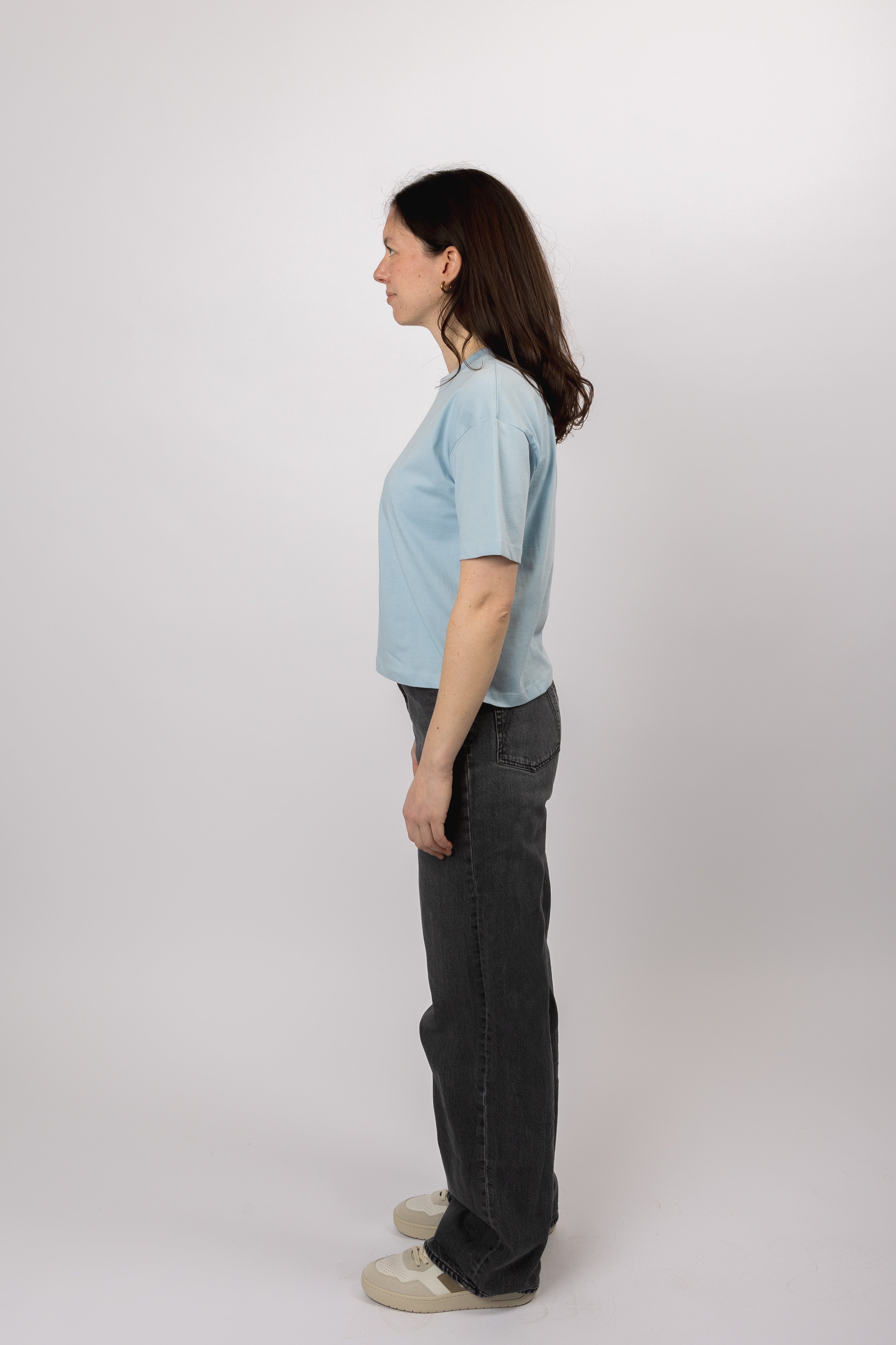 boxy organic crop tee skyride