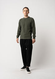 sweater ravi green melange