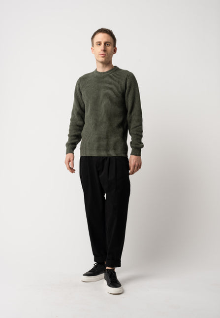 sweater ravi green melange