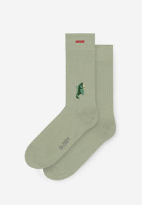 green zilla socks