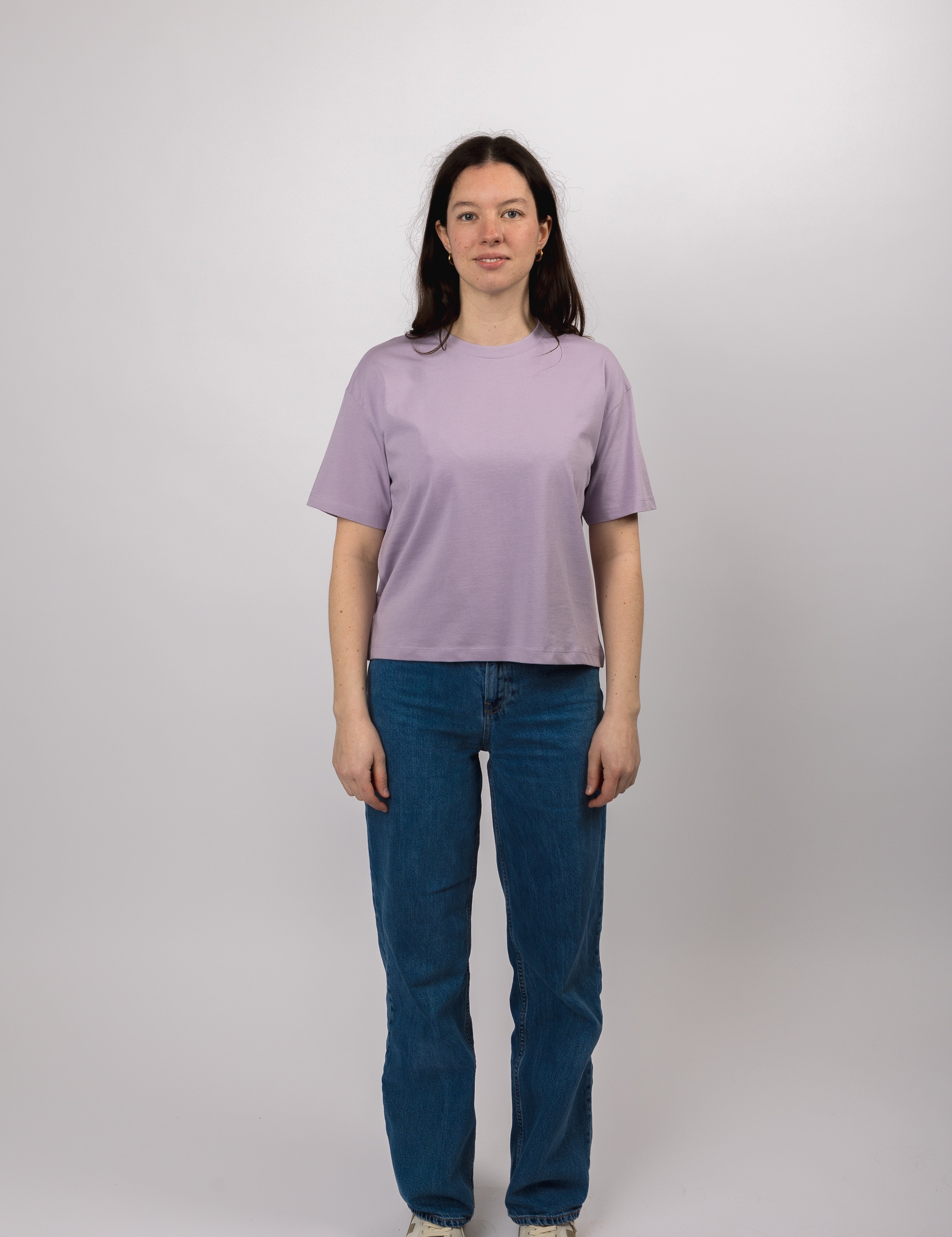 boxy organic crop tee