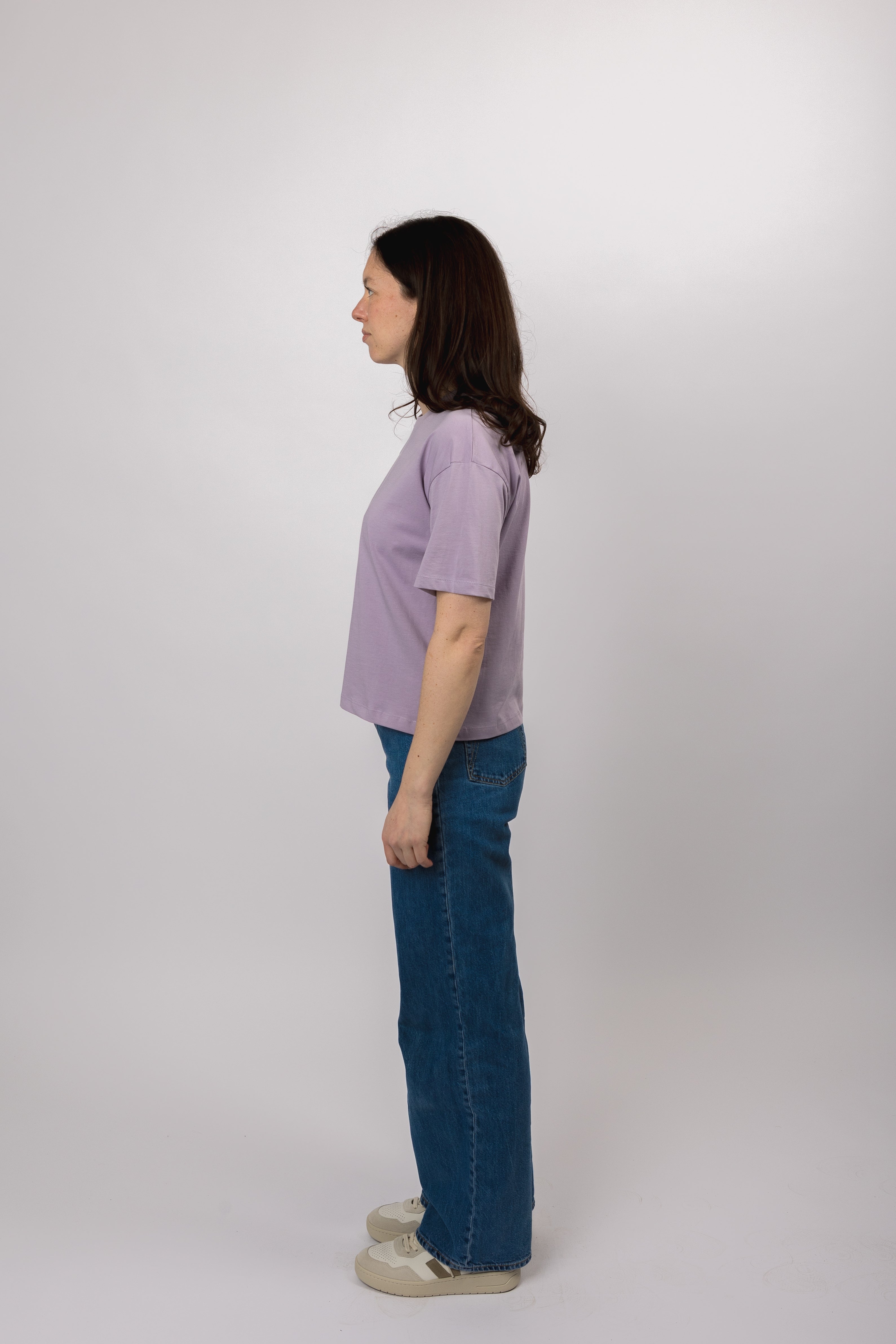 boxy organic crop tee