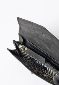 jo's purse black hunter leather