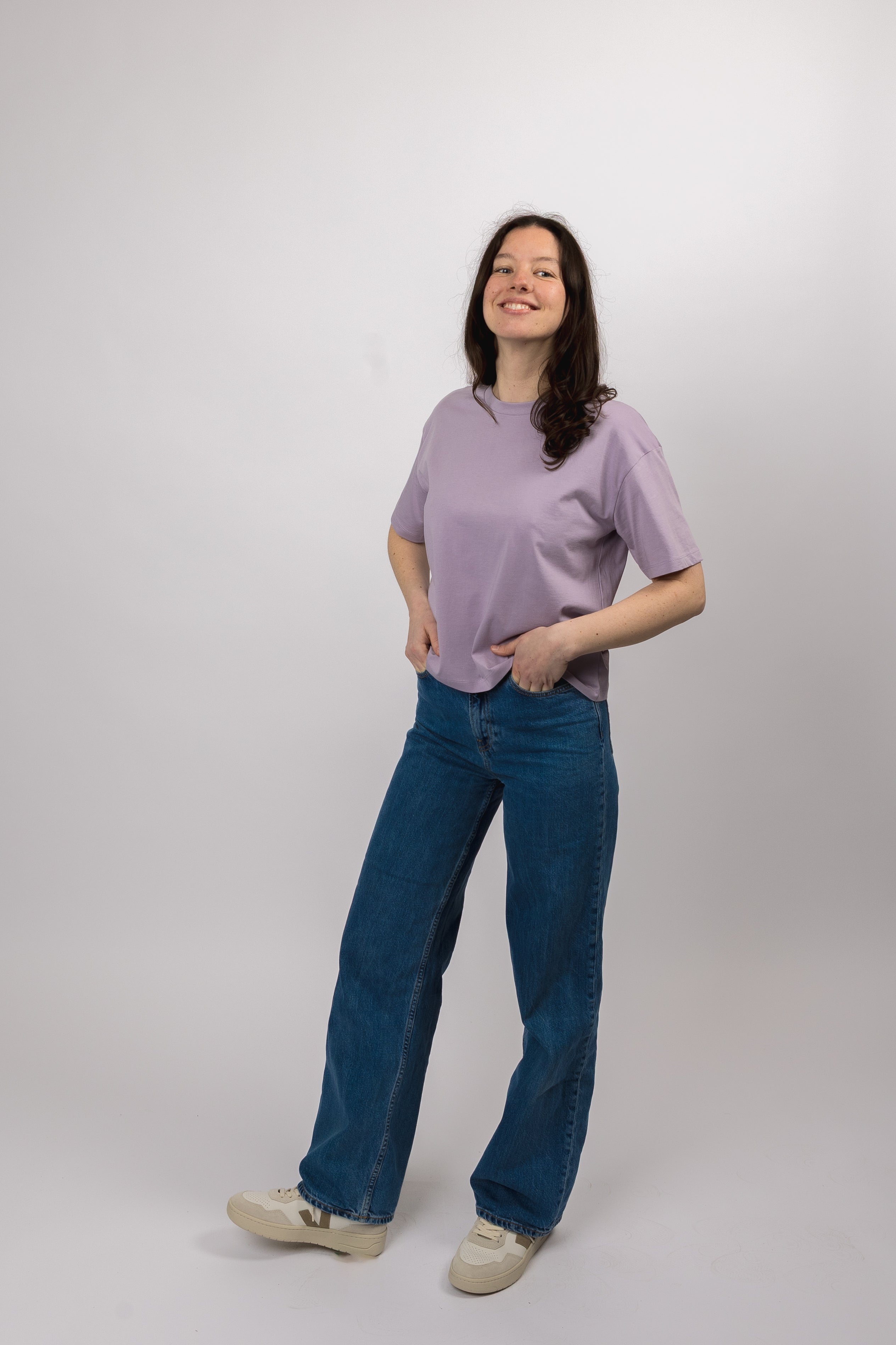 boxy organic crop tee