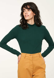 long sleeve crassula dark green