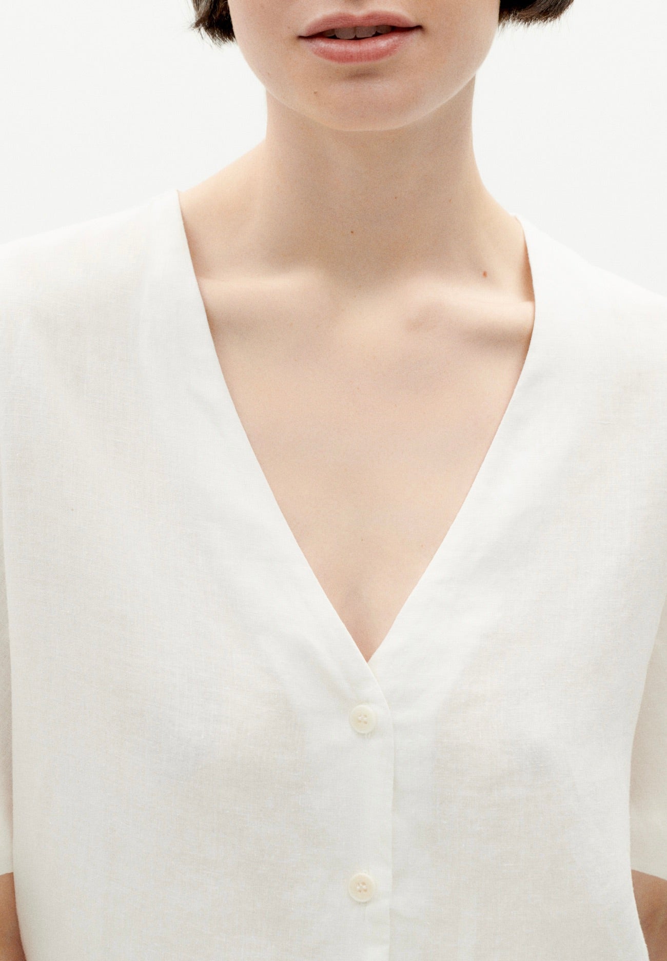 hemp libelula blouse white