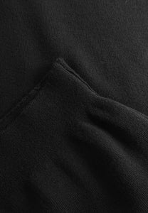 midi length merino knit skirt black jet