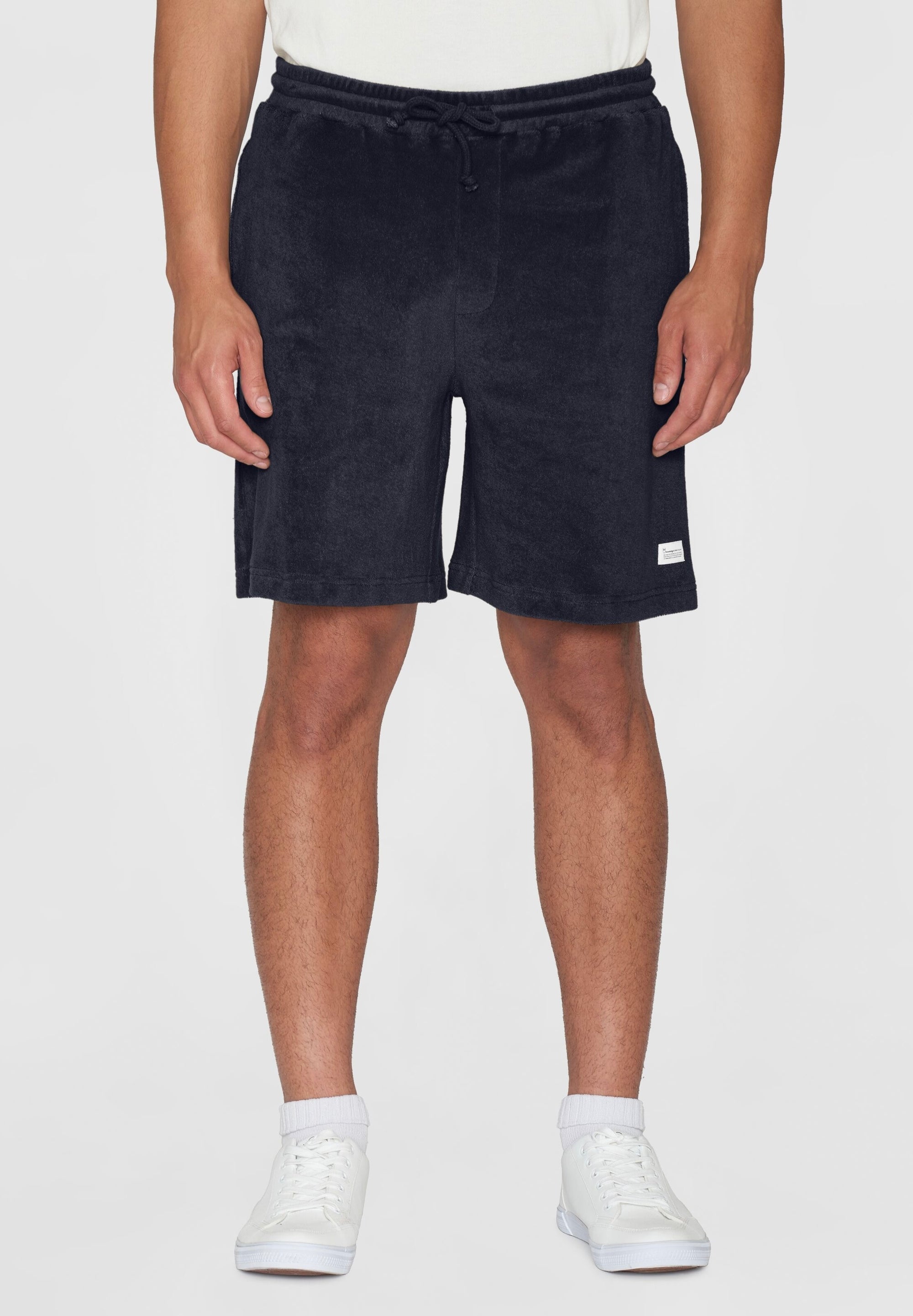 fig loose fit terry shorts night sky