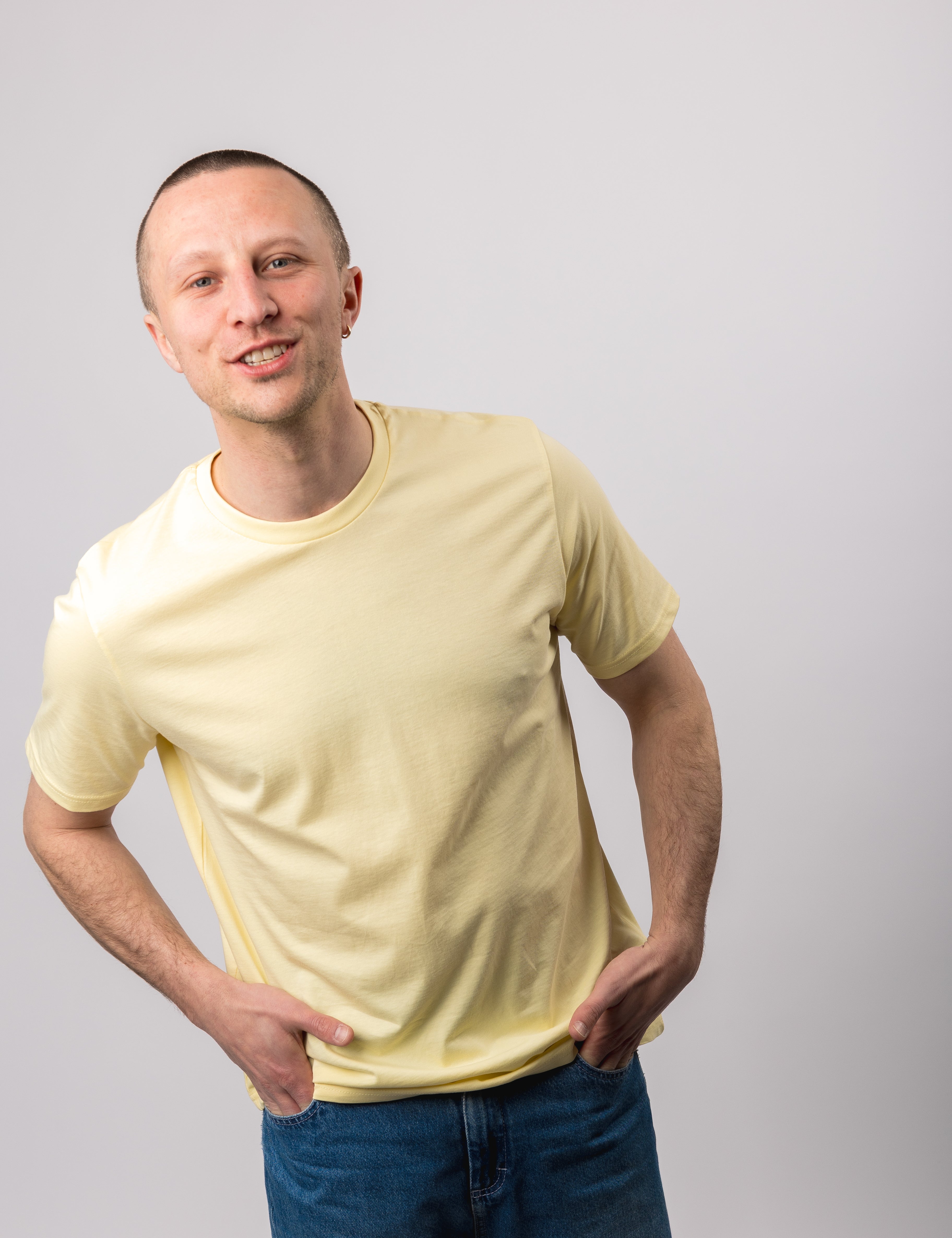 classic organic tee butter yellow